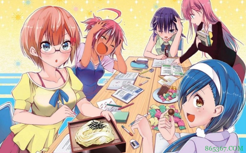 校园恋爱动画《我们无法一起学习》 天才学霸帮童颜巨乳理科女生补习