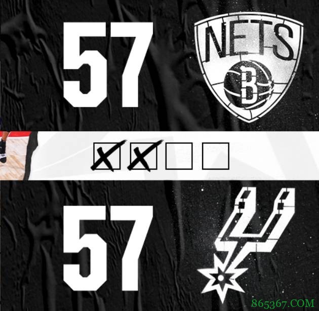 勒韦尔27分 库鲁茨17分 怀特22分 篮网力克马刺