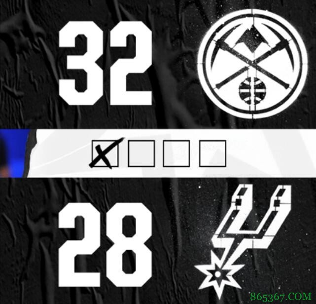 波特30+15 约基奇25+11 掘金三人得分20+阻击马刺