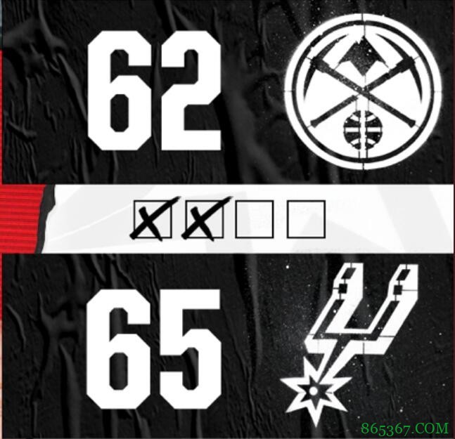 波特30+15 约基奇25+11 掘金三人得分20+阻击马刺