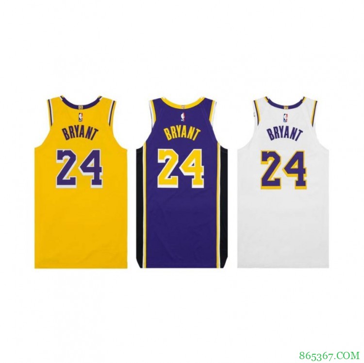 NBPA推出450件科比定制球衣 送给上季结束时还在激活名单的球员