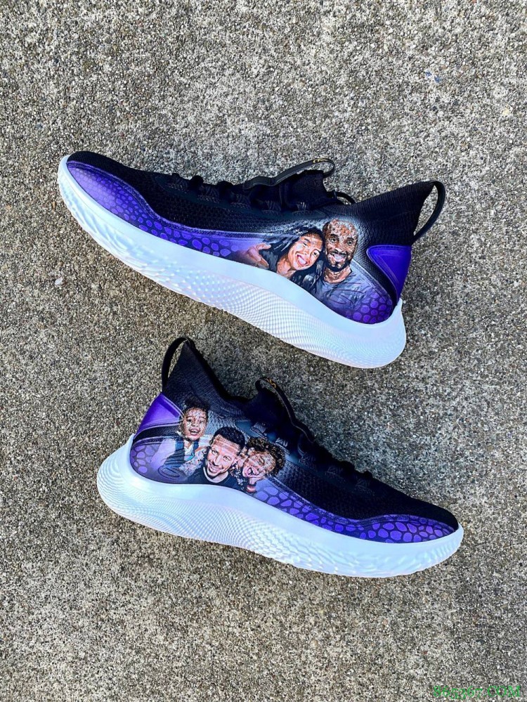 库里今日上脚带有父女元素新鞋纪念科比&Gigi