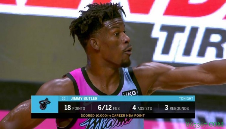 里程碑!巴特勒生涯总得分突破10000