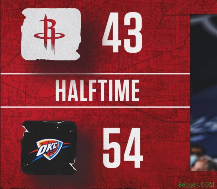 贝兹利18+12 迪亚洛16+9 戈登22分 雷霆终结火箭6连胜