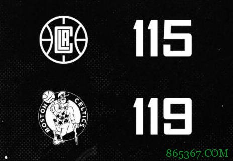 塔图姆34+7 沃克24分 小卡28+11 乔治布朗伤停 绿军击沉快船