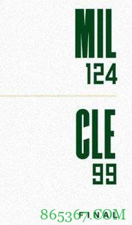 字母哥24+11 霍勒迪20+8 庄神28+11 雄鹿再胜骑士迎4连胜