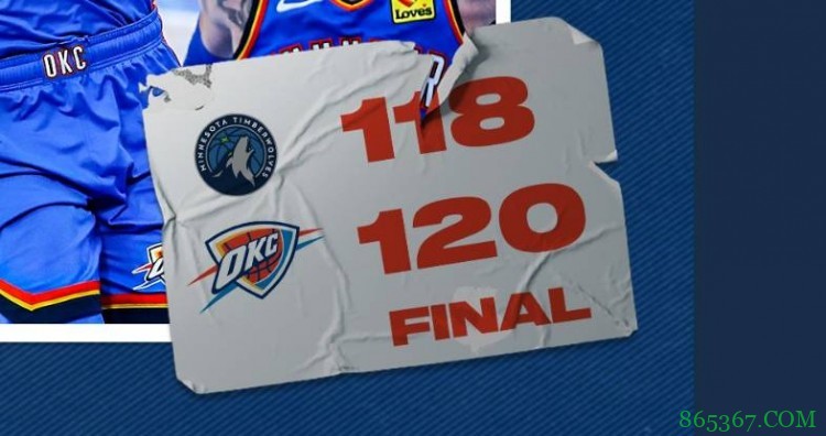 亚历山大31+9+7 里德29+6 雷霆7人上双擒下森林狼