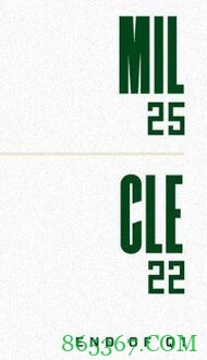 字母哥24+11 霍勒迪20+8 庄神28+11 雄鹿再胜骑士迎4连胜