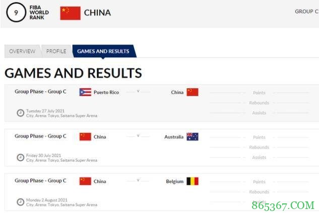 冲冲冲！中国女篮奥运小组赛赛程：7月27日首战波多黎各