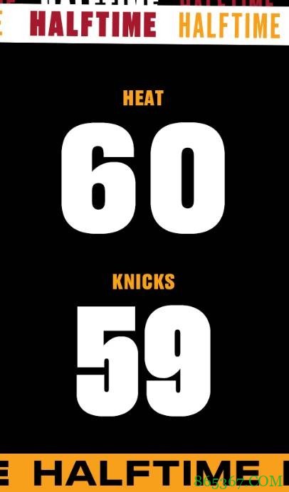 阿德巴约24+11 兰德尔26+13 热火6人上双力克尼克斯