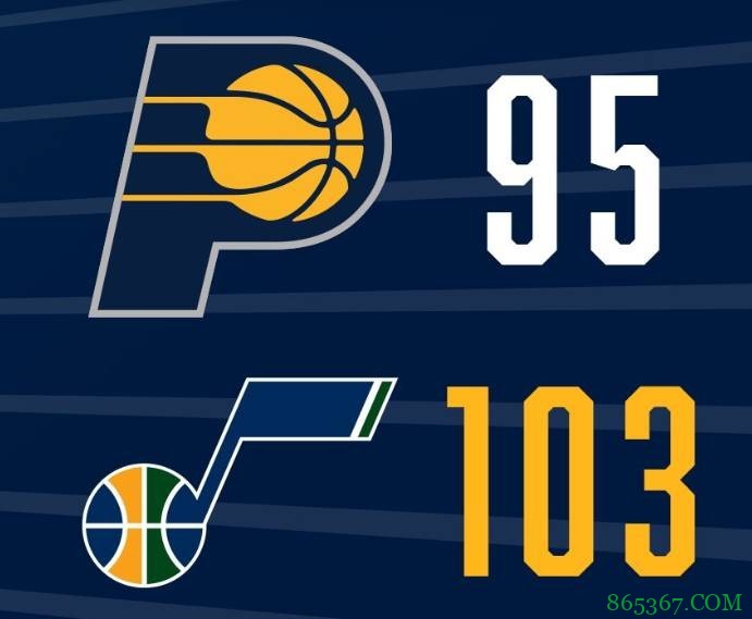 米切尔27+9+11 戈贝尔16+16 萨博尼斯20+9 爵士力克步行者取4连胜