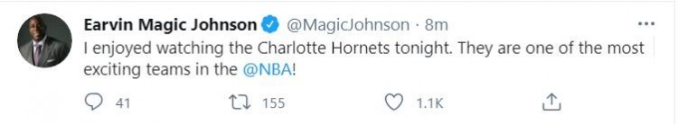 魔术师:黄蜂是联盟中最令人感到兴奋的球队之一