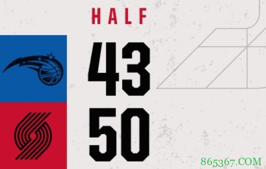 利拉德36+5 安东尼23分 武切维奇27+15 开拓者轻取魔术