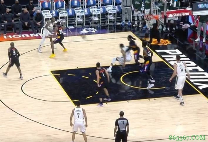 雄鹿太阳裁判报告：无错判/漏判 字母哥遭克劳德撤椅子不是犯规