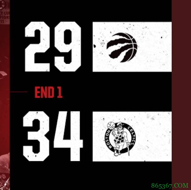 塔图姆17+6+9 奥杰莱24+6 洛瑞24+6助 绿军轻取猛龙