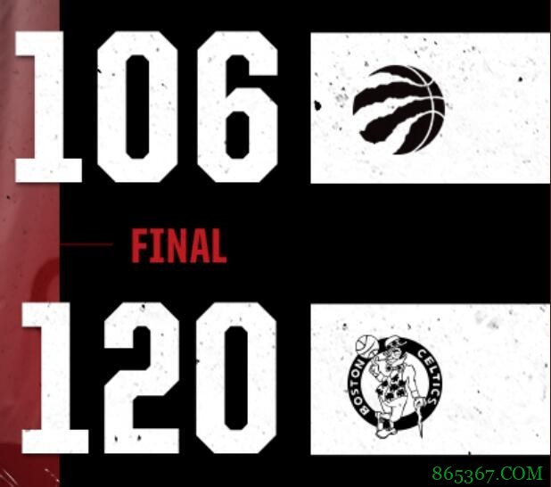 塔图姆17+6+9 奥杰莱24+6 洛瑞24+6助 绿军轻取猛龙