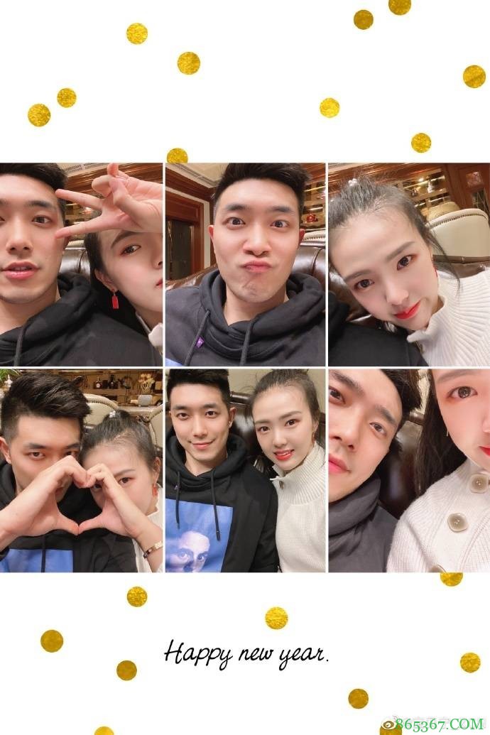 吴冠希吹萨克斯祝球迷新年快乐 张常宁:是不是棒棒哒?