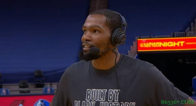KD：我和哈登、欧文中的任何一人 都可以控球、组织、得分、防守