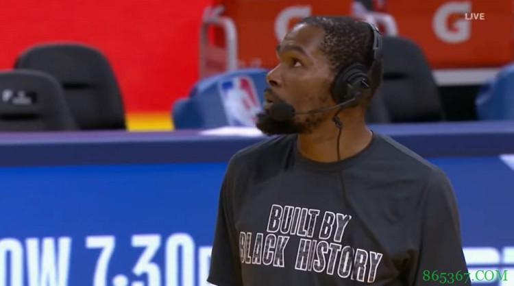 杜兰特谈隔离：全世界都隔离一年了 我只隔离一星期并不算太坏