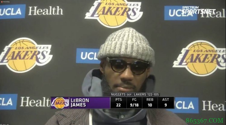 詹姆斯：为了他自己和球队 戴维斯必须对这次伤病保持谨慎