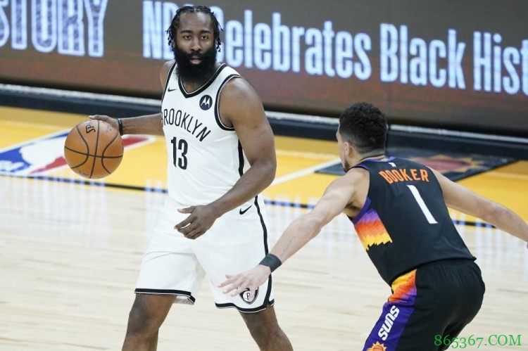 哈登38+7+11 保罗29+7 篮网24分逆转太阳取得4连胜