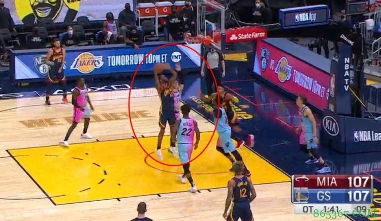 勇士vs热火裁判报告:两次漏判 都不利于勇士