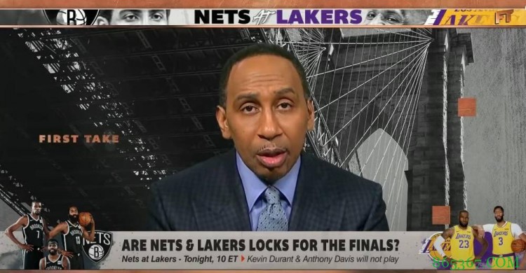 A-史密斯：如果两队都能保持健康 篮网和湖人将在总决相遇