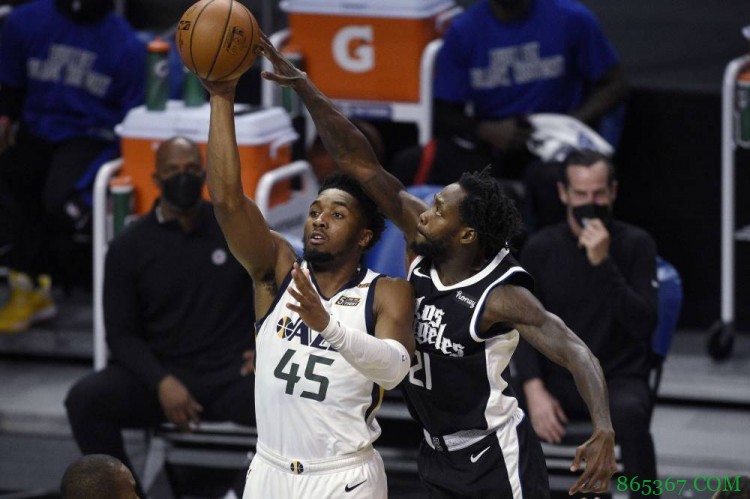 小卡29+5 乔治复出15+6 米切尔35+5 快船终结爵士9连胜