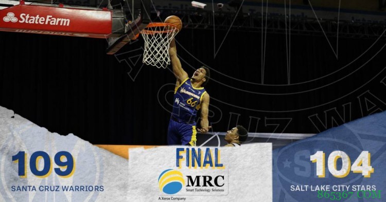 圣克鲁兹勇士斩获三连胜 金州勇士本季还未尝三连胜滋味