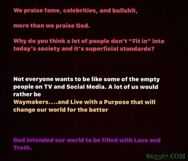 哲学家上线!欧文发文:带着让世界变得更好的目标生活