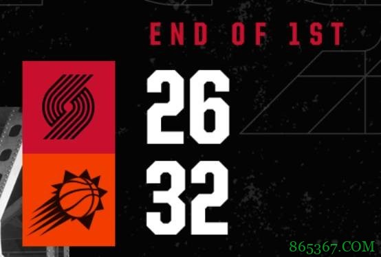 布克三节34+4 利拉德24+7 太阳主场轻松击退开拓者