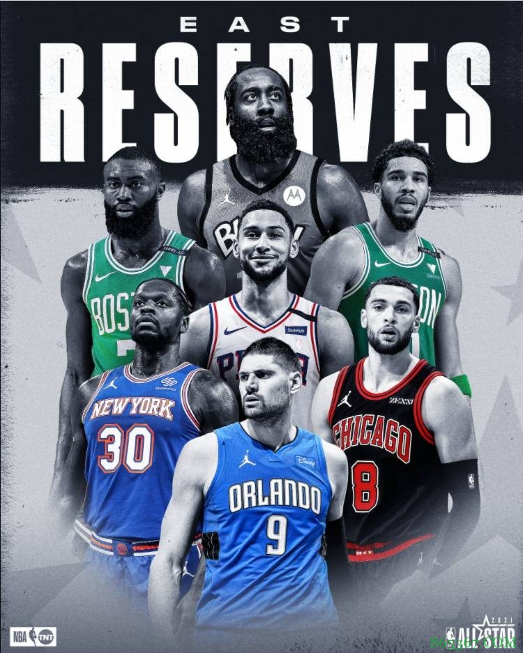 全明星阵容一览:詹姆斯KD领衔 锡安杰伦拉文兰德尔首次入选