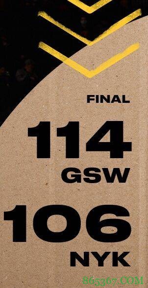 库里37+6+6 兰德尔25+10+7 勇士客场击败尼克斯