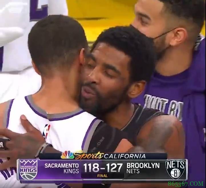 这个新秀不简单!哈利伯顿赛后和哈登、欧文交流致意