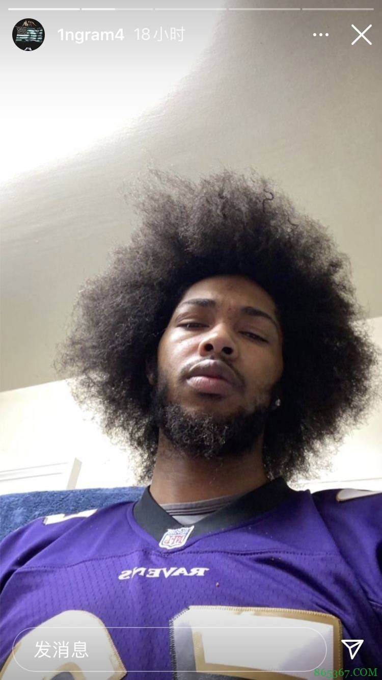 帅哥你来了！英格拉姆更新Instagram晒最新自拍