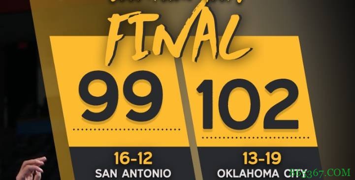 多特三分绝杀 亚历山大新高42+8 穆雷27+9 雷霆险胜马刺