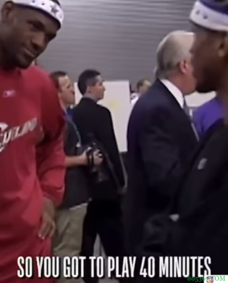 艾弗森谈詹姆斯出场时间:多打几分钟对他来说什么也不是