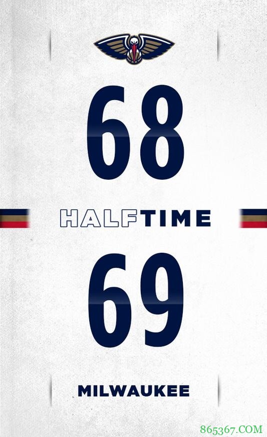 字母哥38+10 米德尔顿31+7 锡安34+8 雄鹿险胜鹈鹕迎四连胜