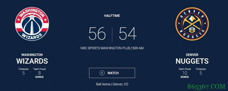 比尔33分 威少三双 穆雷34+6+6 奇才险胜掘金