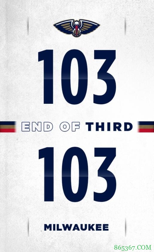 字母哥38+10 米德尔顿31+7 锡安34+8 雄鹿险胜鹈鹕迎四连胜