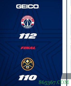 比尔33分 威少三双 穆雷34+6+6 奇才险胜掘金