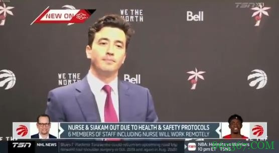 猛龙GM:范乔丹&洛瑞今晚可能担任球员兼教练