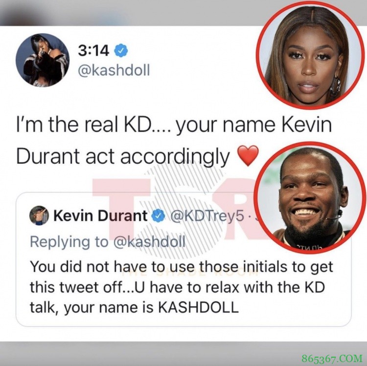女歌手发推：所有*人都想*KD 杜兰特评论：没必要非得用这俩字母