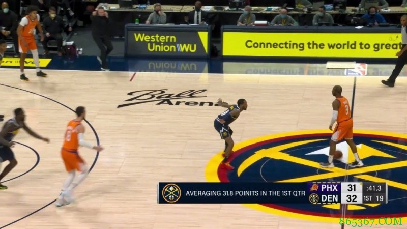 保罗21+5+6 布克22分 穆雷31分 太阳力克掘金登顶西部