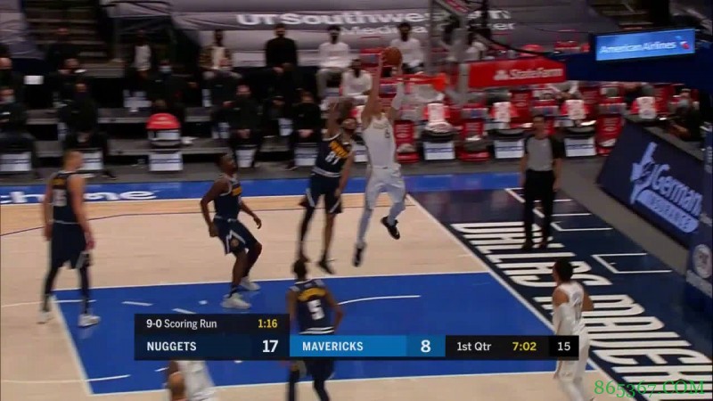 小波特30+8 东契奇35+11+16 掘金力克独行侠取4连胜