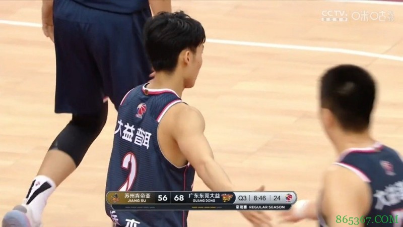 威姆斯24+5 威尔斯34+11 广东3人20+大胜江苏豪取10连胜