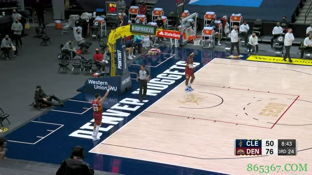 米尔萨普三节22分 波特19分 掘金6人上双大胜骑士终结3连败