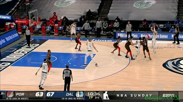 利拉德34+11 东契奇44+7+9 开拓者险胜独行侠取得4连胜