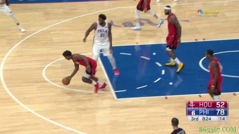 恩比德31+11+9 小库里25分 沃尔28+7 76人送火箭7连败
