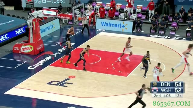 比尔罚球绝杀  贝尔斯坦9记三分 奇才险胜掘金迎3连胜